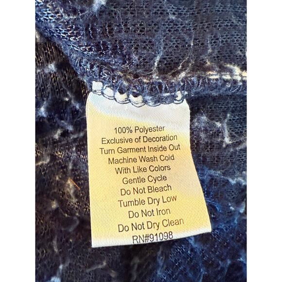 Boxercraft Sherpa Fleece Pullover 1/4 Zip Blue Cozy Winter Jacket Size M - Picture 4 of 7